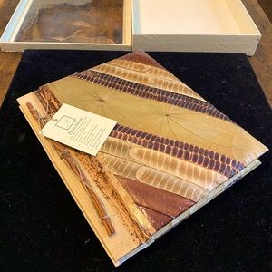 Handmade with Waru, Pakis, Bamboo, Banana Trees, and Wood Scrapbook Photo Album